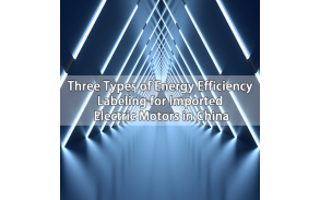 Three Types of Energy Efficiency Labeling for Imported Electric Motors in China