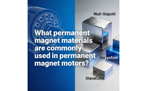 What permanent magnet materials are commonly used in permanent magnet motors?