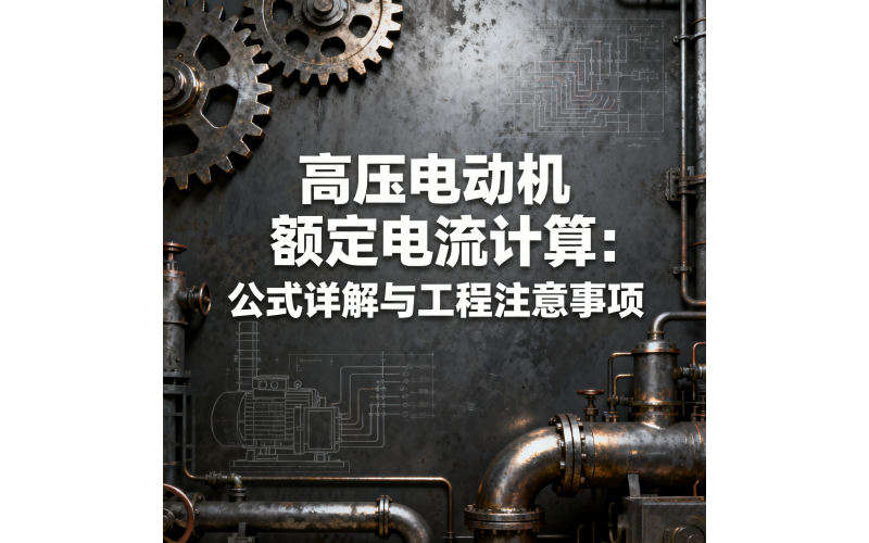 高压电动机额定电流计算：公式详解与工程注意事项